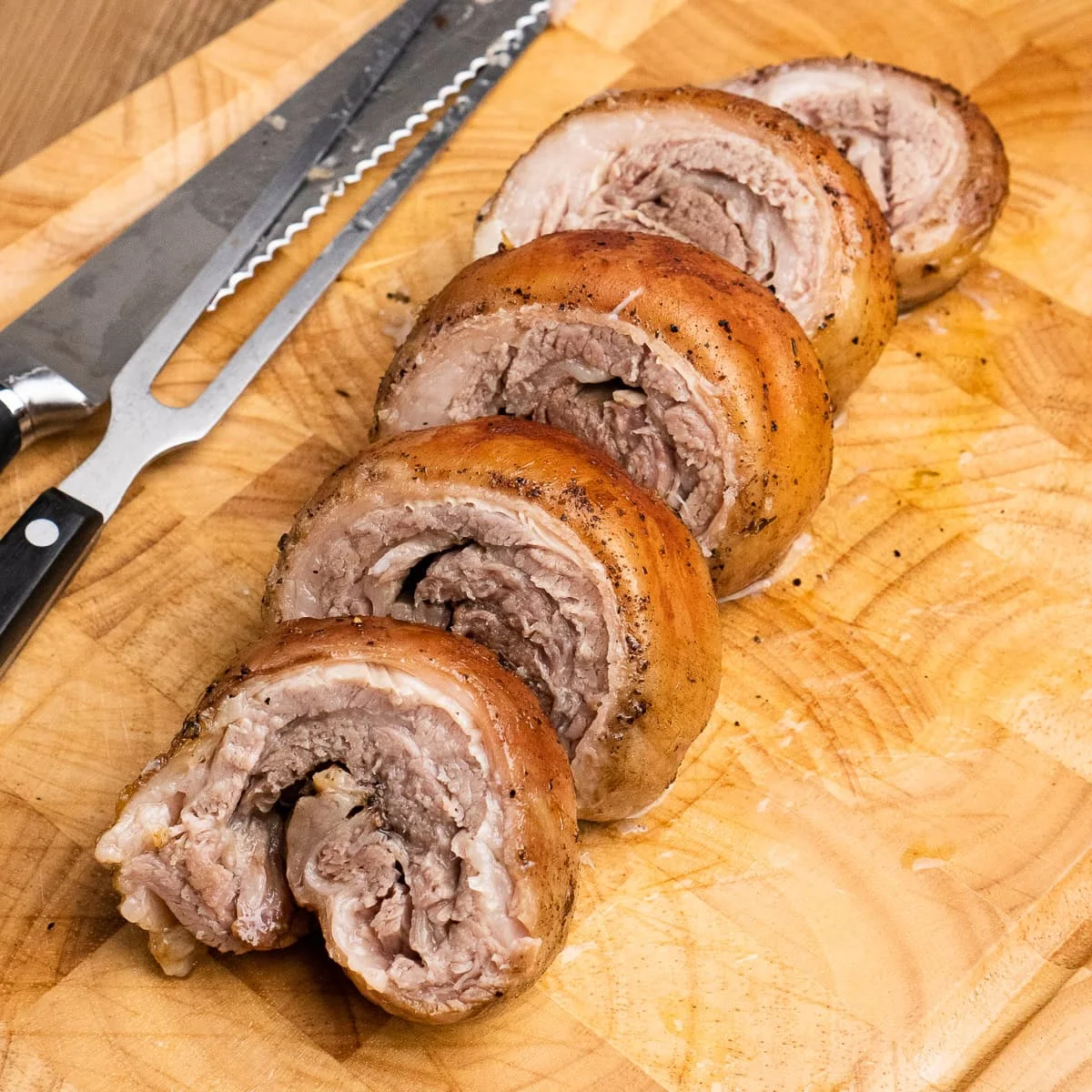 Rolled Lamb Breast ( Slow Cooked)