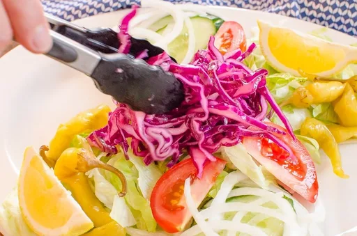 Shredded Red Cabbage - Turkish Kebab Salad