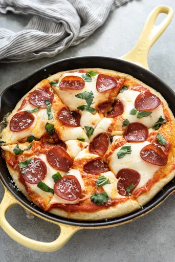 Pizza de pan focaccia en una hora