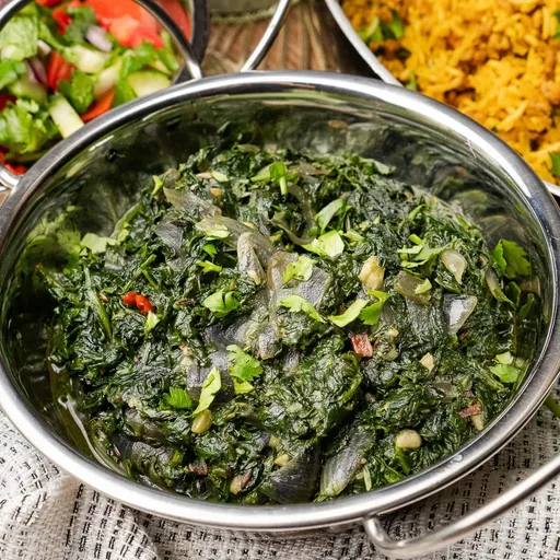 Saag Bhaji - Receta india de espinacas