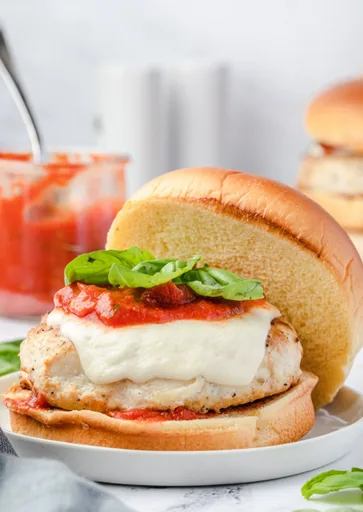 Ground Chicken Parmesan Burgers