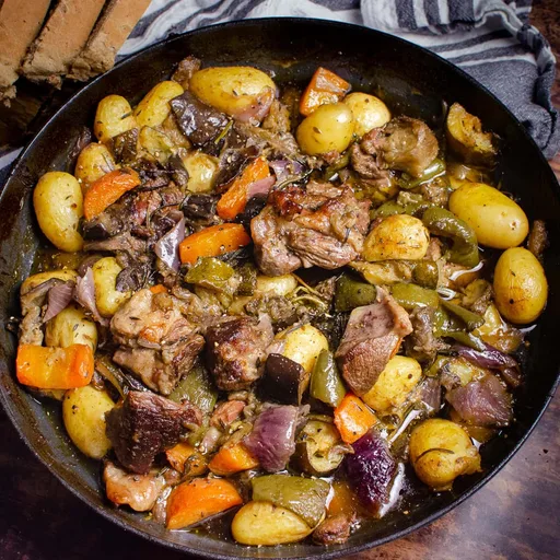Peka de cordero croata