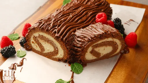 Gluten-Free Chocolate Yule Log