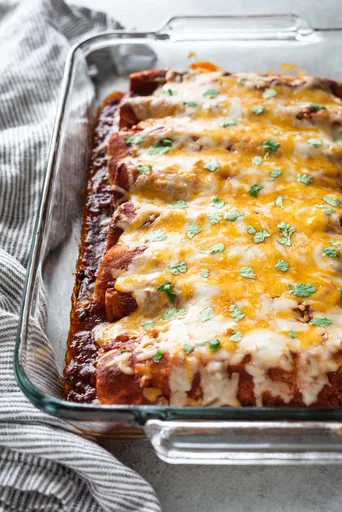 Enchiladas de pollo fáciles