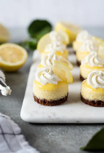 Mini Cheesecakes de Limón