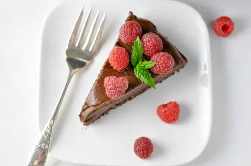 Tarta de mousse de doble chocolate
