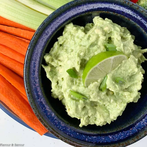 Guacamole Rápido en Trozos