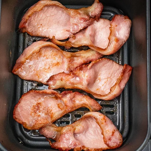 Bacon en freidora de aire