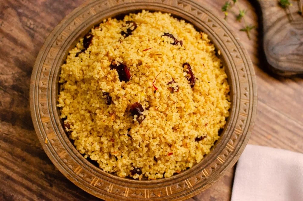 Persian Saffron Couscous