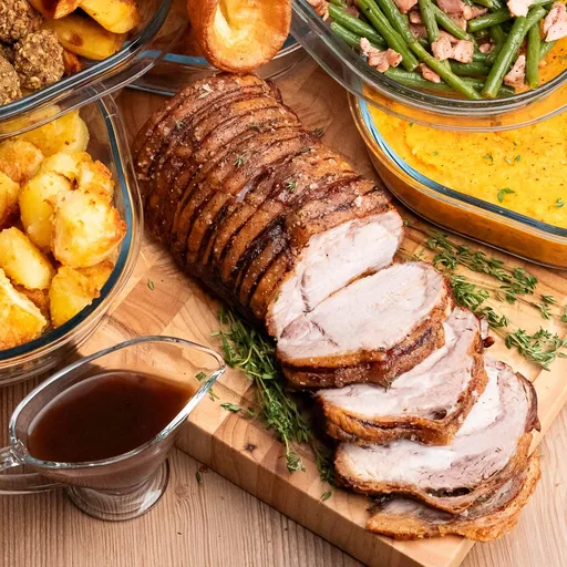 Lomo de cerdo asado