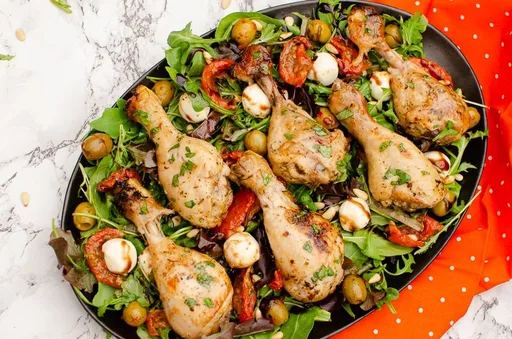 Muslos de Pollo Estilo Italiano con Toque Cítrico