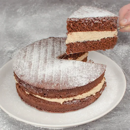 Tarta Victoria de chocolate