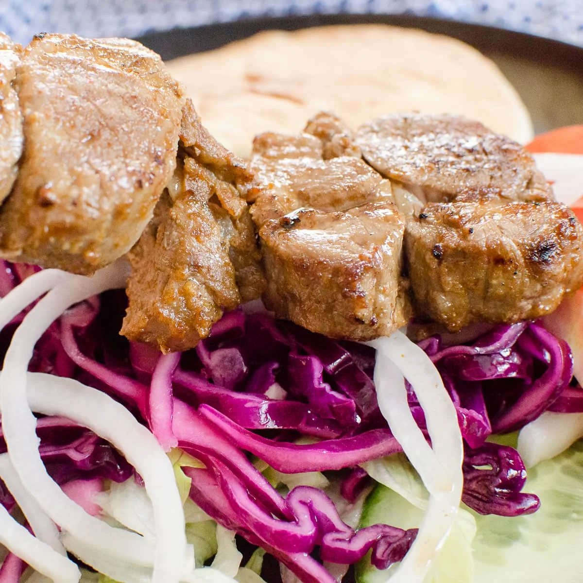 Takeaway Lamb Shish Kebab