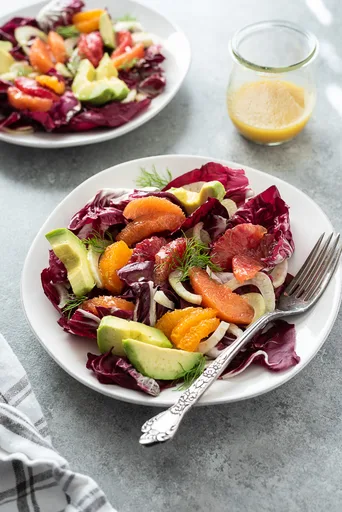 Radicchio Salad with Citrus Vinaigrette