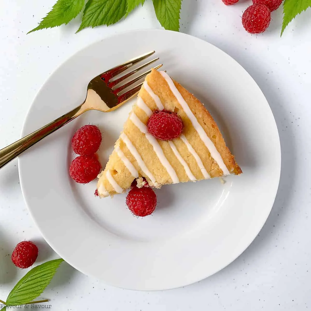 Flourless Raspberry Lemon Ricotta Cake