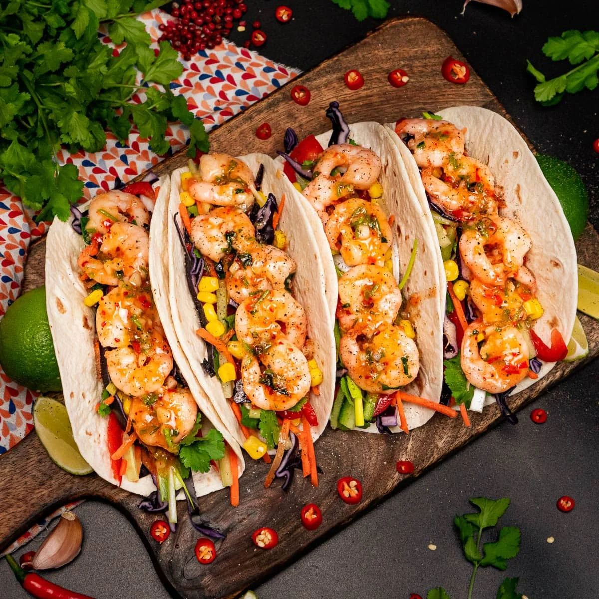Prawn Tacos (Shrimp Wraps)