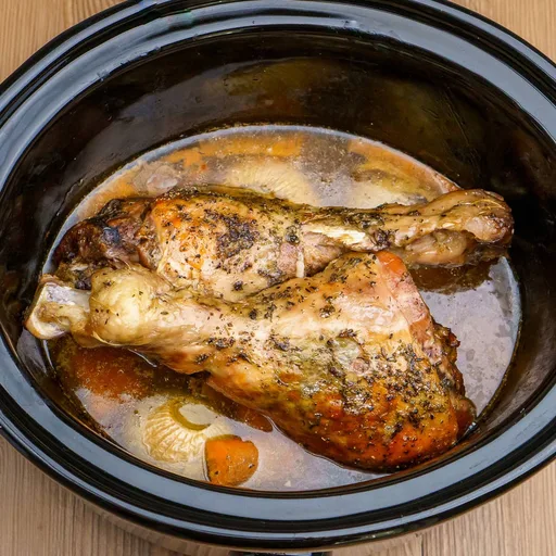 Slow Cooker Turkey Drumsticks