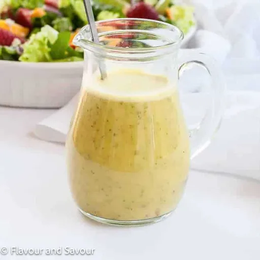 Aliño diario de miel y cítricos para ensaladas
