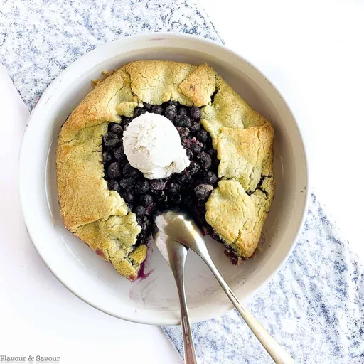 Gluten-Free Blueberry Lemon Galette