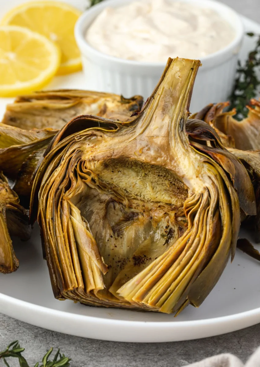 Easy Roasted Artichokes