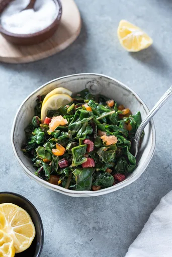 Acelgas salteadas