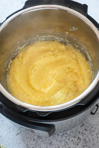 Polenta en Instant Pot