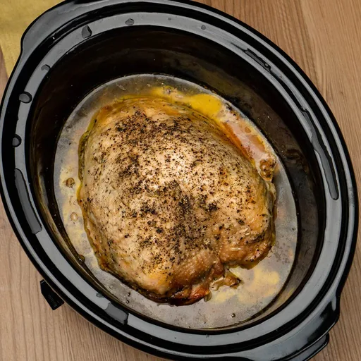Pechuga de pavo en olla de cocción lenta