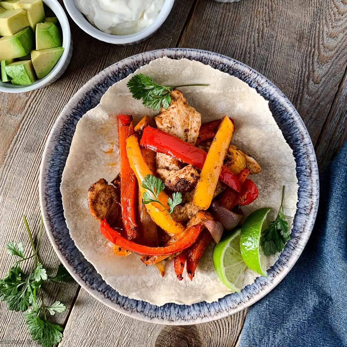 Air Fryer Chicken Fajitas