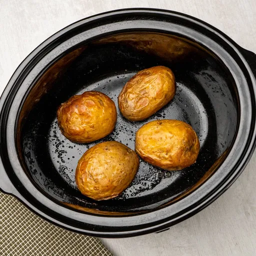 Slow Cooker Jacket Potatoes (Baked Potato)