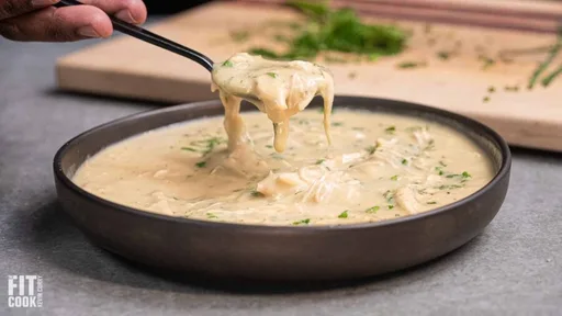 Creamy Potato Leek Soup (High Protein with Greek Yogurt)