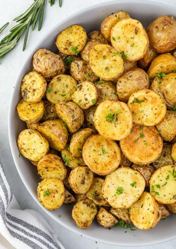 Patatas crujientes en freidora de aire