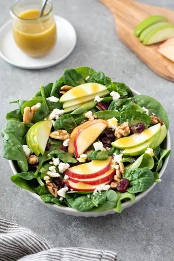 Ensalada de Espinacas y Manzana