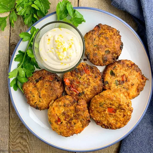 Crispy Air Fryer Salmon Patties