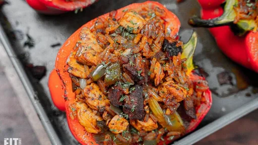 Pimientos rellenos picantes