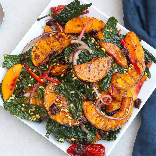 Grilled Butternut Squash Salad