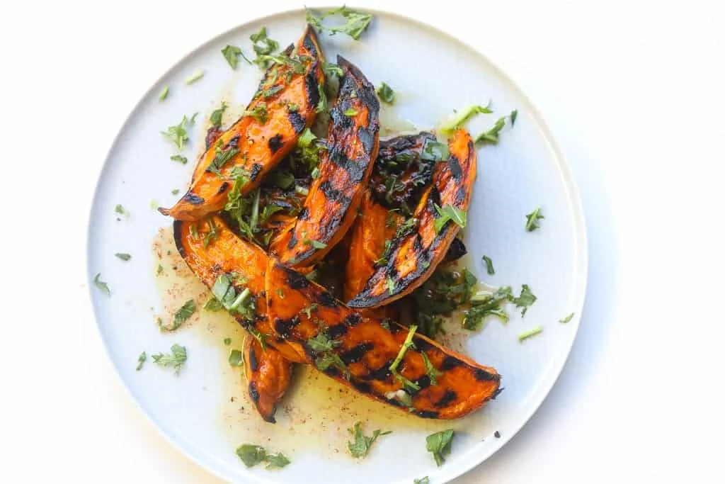 Grilled Sweet Potato Wedges
