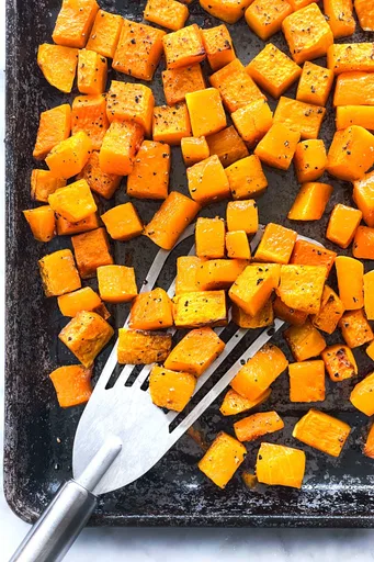 Roasted Butternut Squash Cubes