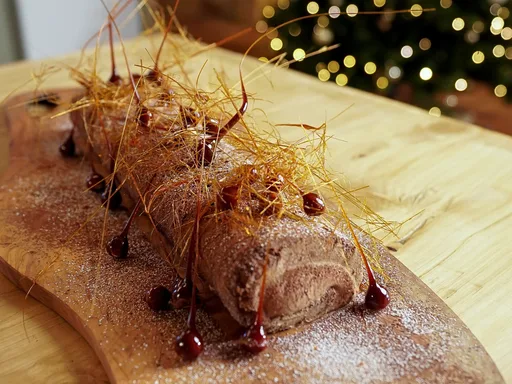 Michel Roux's Buche de Noel