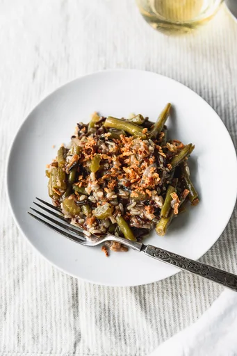 Green Bean Wild Rice Casserole