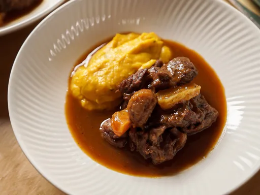 Michel Roux's Venison Stew with Chestnuts and Apricots