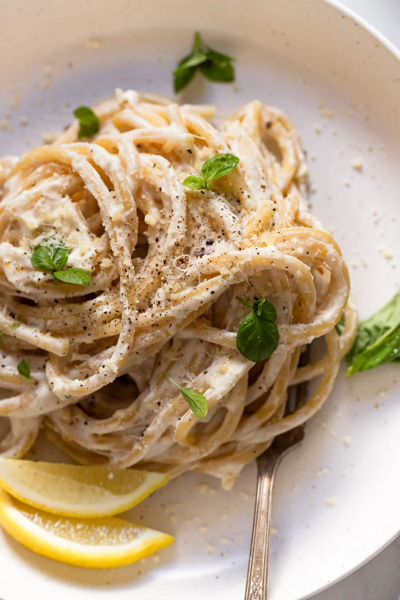 Fresh Lemon and Ricotta Cheese Pasta