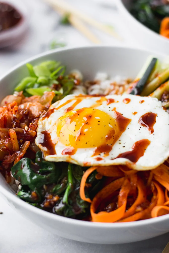 Spicy Vegetarian Bibimbap