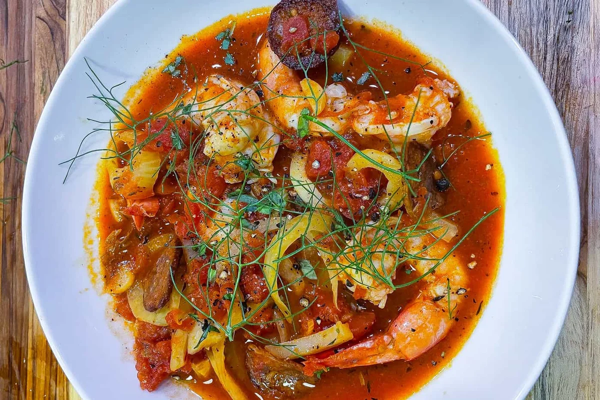 Shrimp and Chorizo Soup