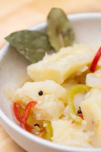 Yuca en escabeche