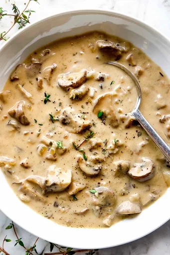 Homemade Cream of Mushroom Soup Recipe
