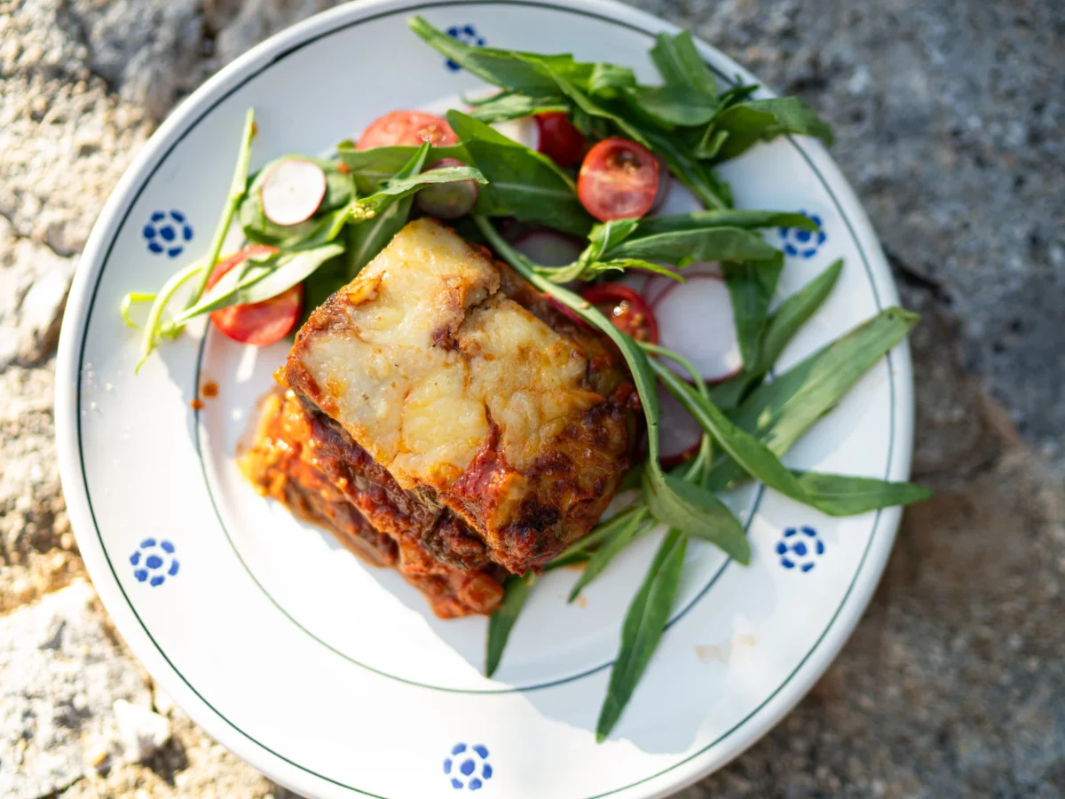 Sophie Grigson's Devilled Parmigiana di Melanzane