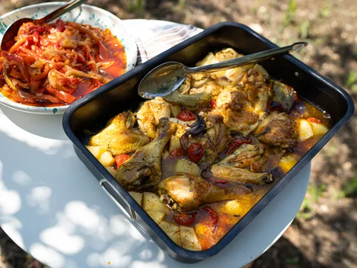Pollo al horno de Sophie Grigson