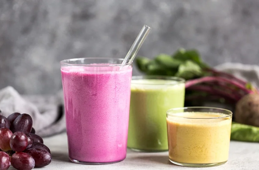Multi-Colored Beet Smoothies