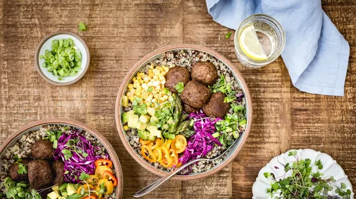 Bol energético de quinoa