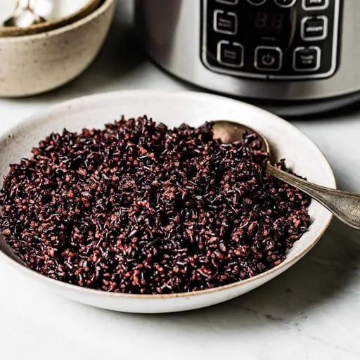Receta de arroz negro en arrocera